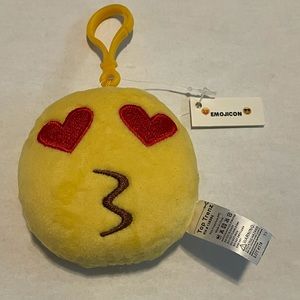 Emojicon Kiss Face Stuffed Keychain